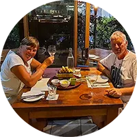 Hans en Marion 2022 in Australië