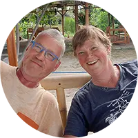 Hans en Marion 2023 in Indonesie